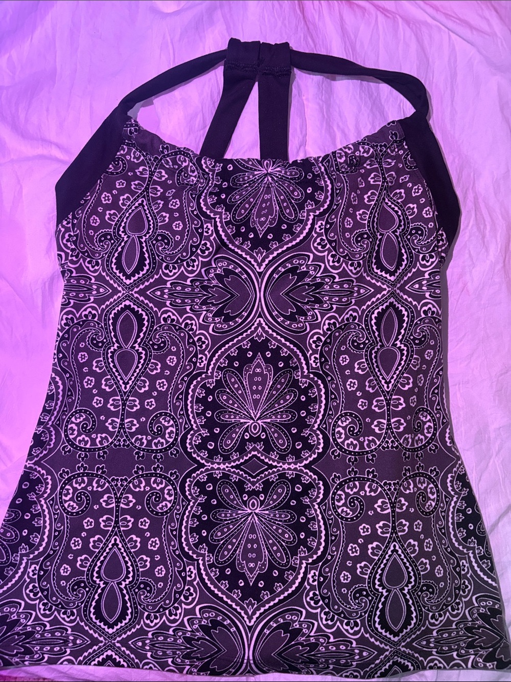 90s black n white top